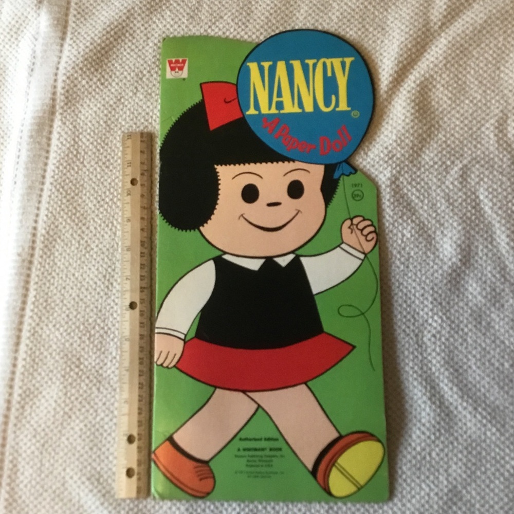 Nancy Paper Doll Book - Whitman, Green Cover